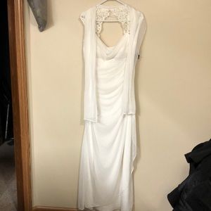 Nice dress beach wedding